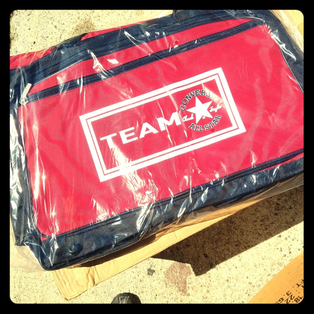 THIS ITEM HAS BEEN SOLD...CONVERSE logo duffel bag